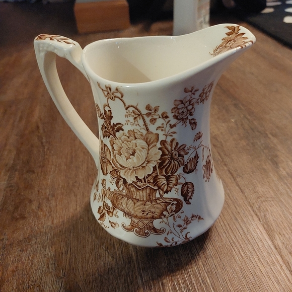 Charlotte Alfred Meakin Stafforfshire Pitcher - Vintage Transferware - Picture 3 of 4